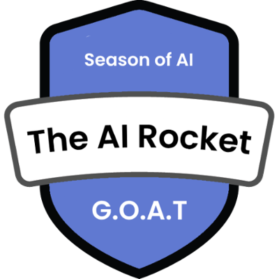 AI Rocket Badge